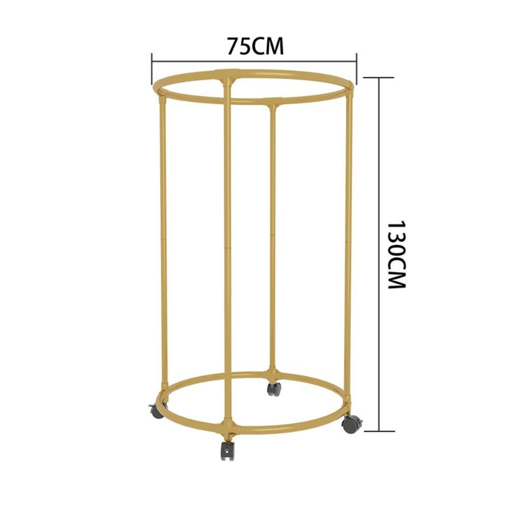 Витрина для одежды, вращающаяся на 360°, круглая сушилка с колесами для спальни, балкона, магазина одежды, комнаты для прямой трансляции