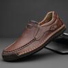 Men's  Genuine LeatherCasual Shoes Breathable Moccasins Men Business Flats Shoes Driving Shoes Mens Moccasin