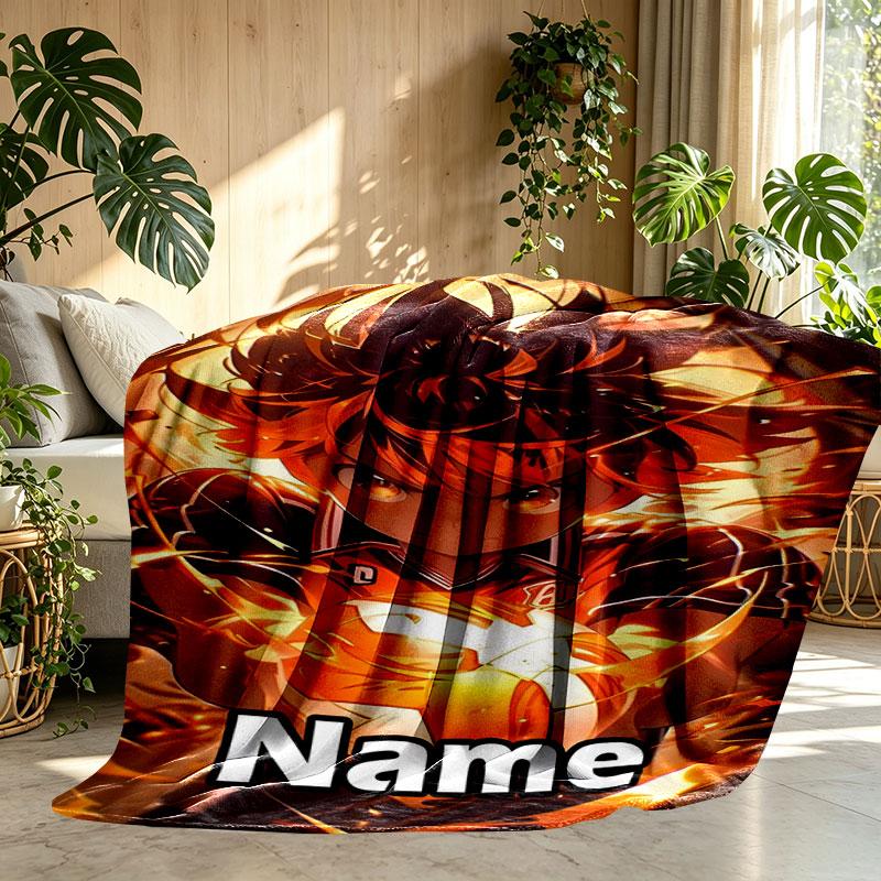 Custom Name Personalized Haikyu Print Blanket, Home Decor, Bedroom, Sofa, Camping, Couch, Gifts for Birthday Christmas