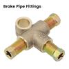 Brake Pipe Fittings With 3 Male Nuts 3 Way Accessories