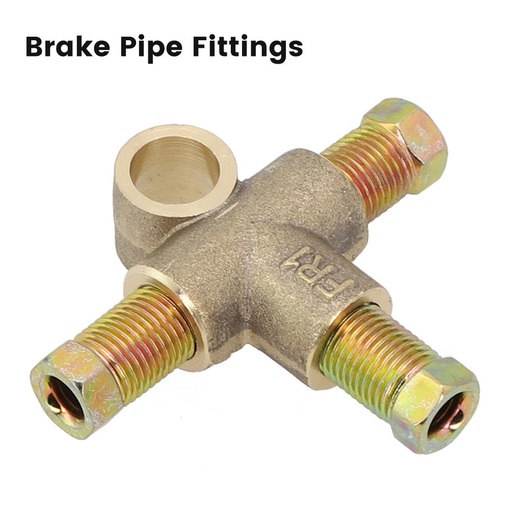 Brake Pipe Fittings With 3 Male Nuts 3 Way Accessories