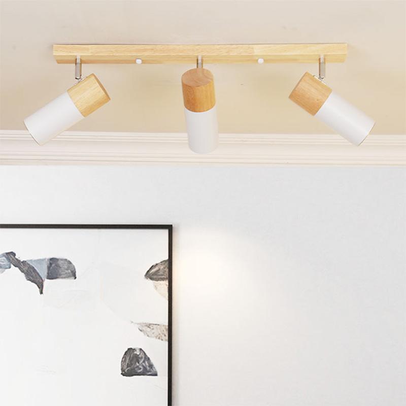 Современный светодиодный потолочный светильник, вращающийся на 1/3 головы, для гостиной, кабинета, спальни, столовой, внутреннего освещения