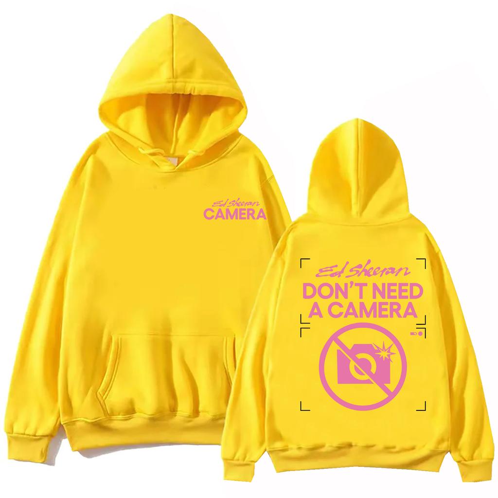 Худи с камерой для прослушивания альбома Эда Ширана для мужчин и женщин, пуловеры в стиле Харадзюку, толстовка в подарок