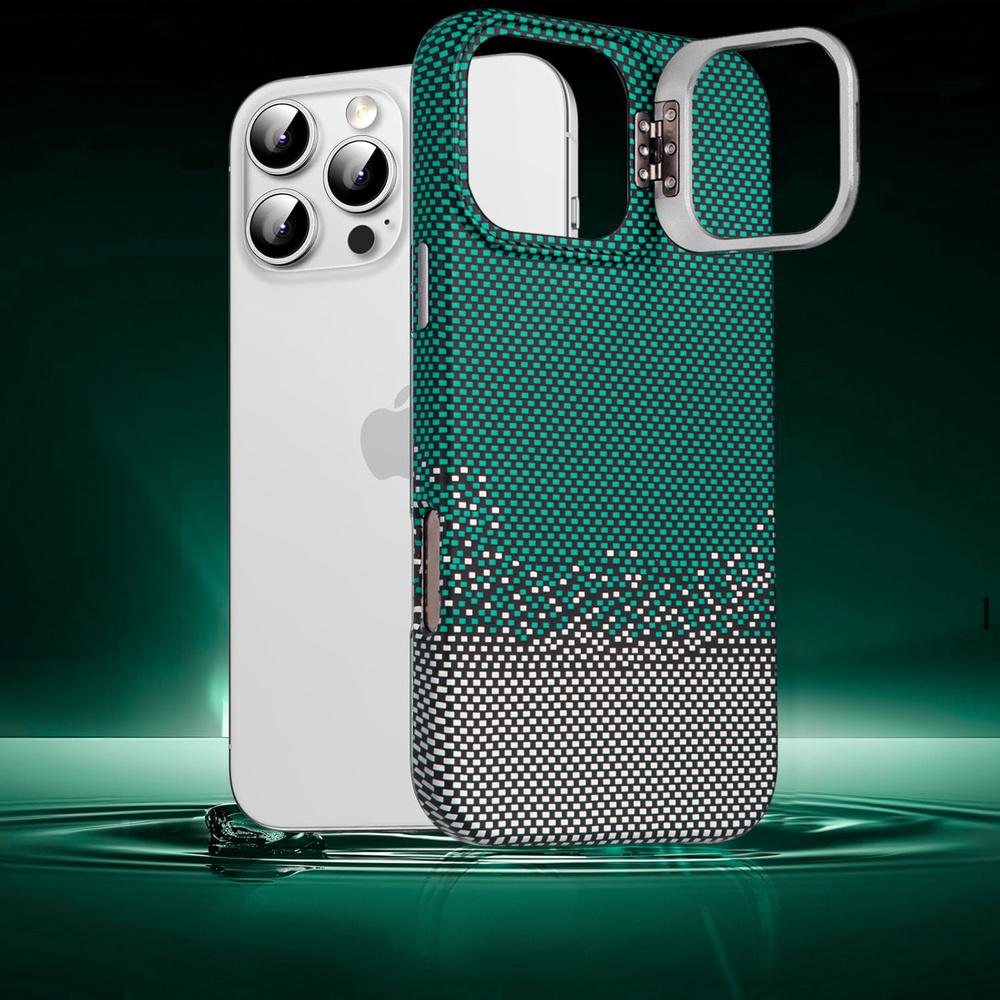 Case for iPhone 16 Pro, Frame Kickstand, for MagSafe, Sand Green