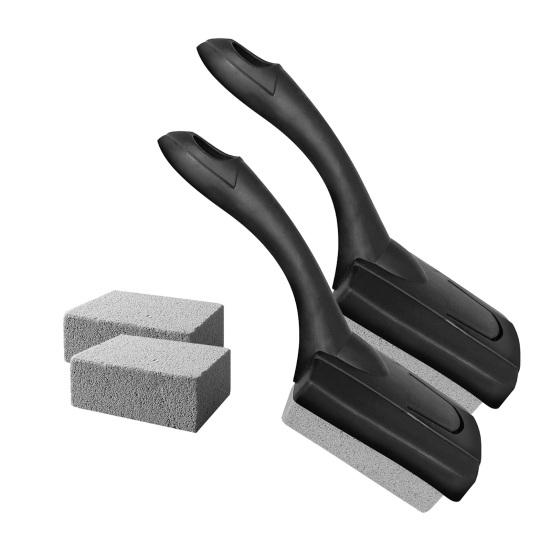 Камень для чистки гриля барбекю Эргономичная ручка Мощная дезактивация Карбидный очиститель пищевых остатков Скребок для гриля