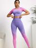 Женский бесшовный комплект для йоги: Дышащая спортивная одежда для фитнеса с эффектом лифтинга бедер