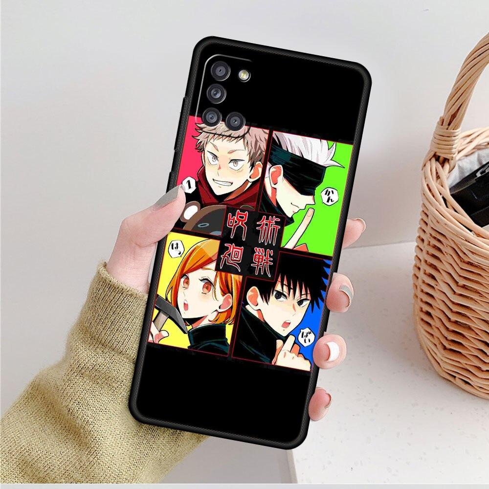 Оригинальный чехол для телефона Jujutsu Kaisen с принтом для Samsung Galaxy A52 A02s A41 A72 A51 A32 4G A12 A71 A21s A31 A53 A33 A52s 5G
