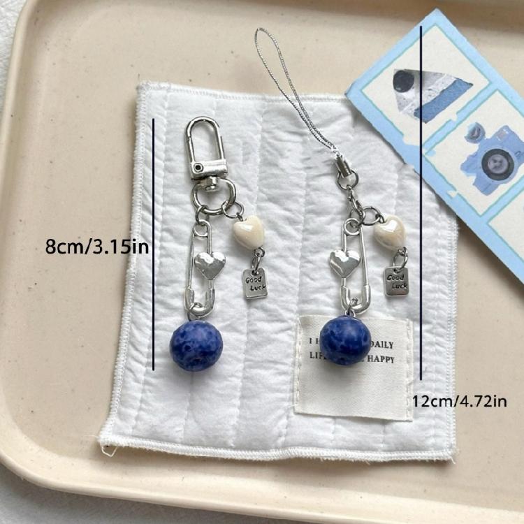 Мобильный ремешок/брелок для пассажиров, подвеска «Черника», шнурок для телефона, женский аксессуар для сумки для повседневного использования