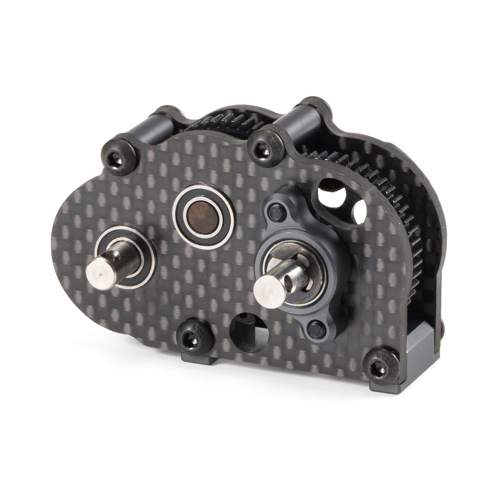 Ultralight Carbon Fiber OD-3 Overdrive Transmission 48P Gearbox for AR44 AR45 Capra Axle LCG Comp Rigs 1/10 RC Rock Crawler