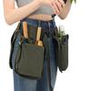 Gardening Fanny Pack with Zipper And Adjustable Strap Portable Multi-Pocket Tool Bag Outdoor Activities Camping Fishing Waist Bag