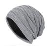 Вязаная шапка Вязаные часы Спорт на открытом воздухе [ZIPSLINE] Шапка, Кепка, Кепка, Мужская шапка, Простая, Осенняя, Зимняя, Кепка, (Серый)