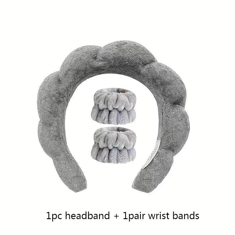 Бархатная повязка для волос с высоким верхом в виде губки и скрученных пончиков, высококачественная повязка для волос, аксессуары для волос, однотонная повязка для волос
