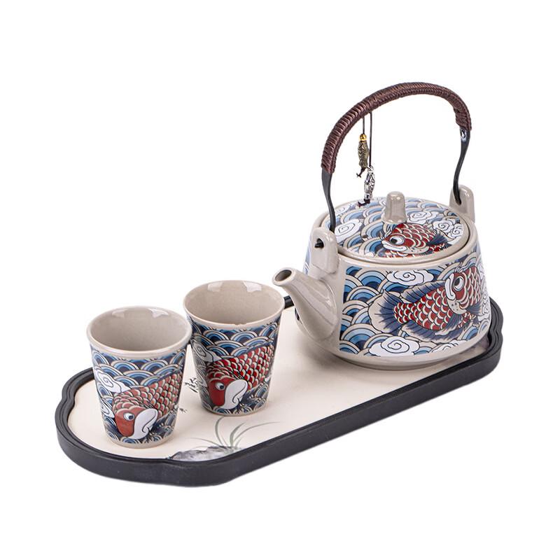 Chaxun Ice Grey Glaze Ceramic Gongfu Tea Set