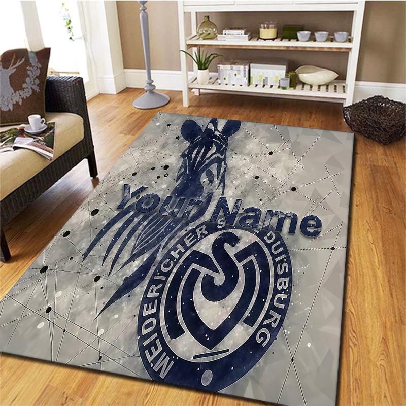 Msv Duisburg Custom Name Carpet Rug For Living Room Bedroom Home Sofa Decoration Kids Play Nonslip Floor Mat