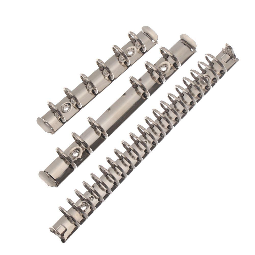 Accessory Refillable Metal Notebook Binding Hoops Ring Binder Loose-leaf File Folder Binder Clip