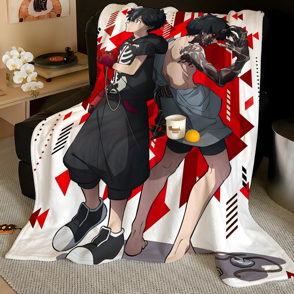 Аниме K-Kemono J-Jihen Плед из фланели, Мягкий, Теплый, Прочный и Моющийся, Милый, Крутой