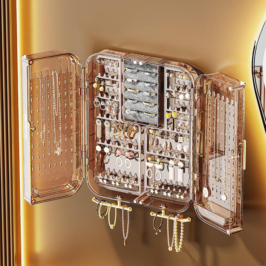 Держатель для ювелирных изделий Органайзер Коробка Вешалка для ожерелья и колец