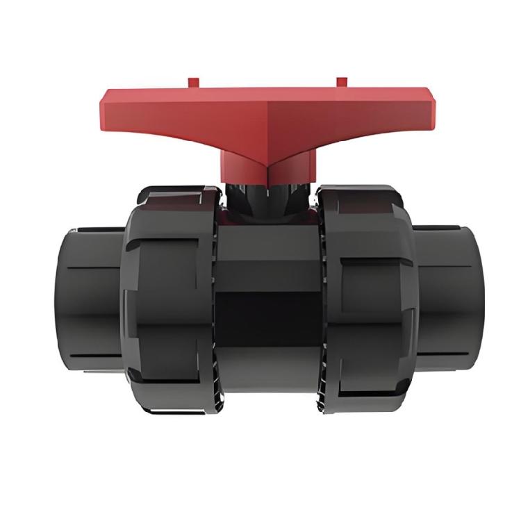 UPVC Union End Plumbing Part, Double Union Control Component for Hard Pipe Service Design and Management Use Tasks