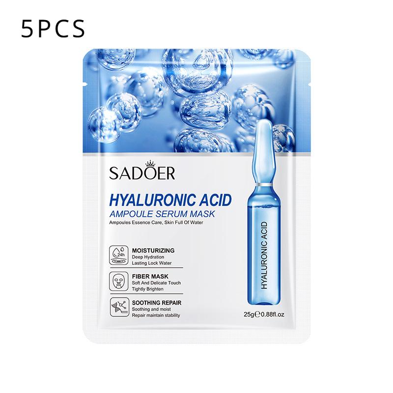 SADEOR Hyaluronic Acid Ampoule Essence Маска для лица Увлажняющая увлажняющая маска