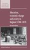 Книга Education, Economic Change and Society In England 1780-1870