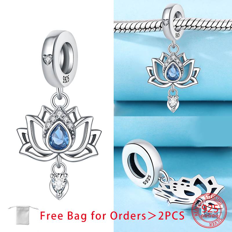 Оригинальные медные шармы бусины лотоса подходят для браслета ожерелья аксессуары женские украшения для изготовления изысканные украшения подарок