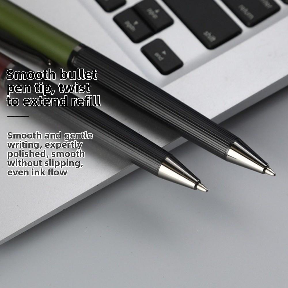 Metal Roller Ball Pen Rotating Office Signing Pen Creative Ballpoint Pen For Men Women