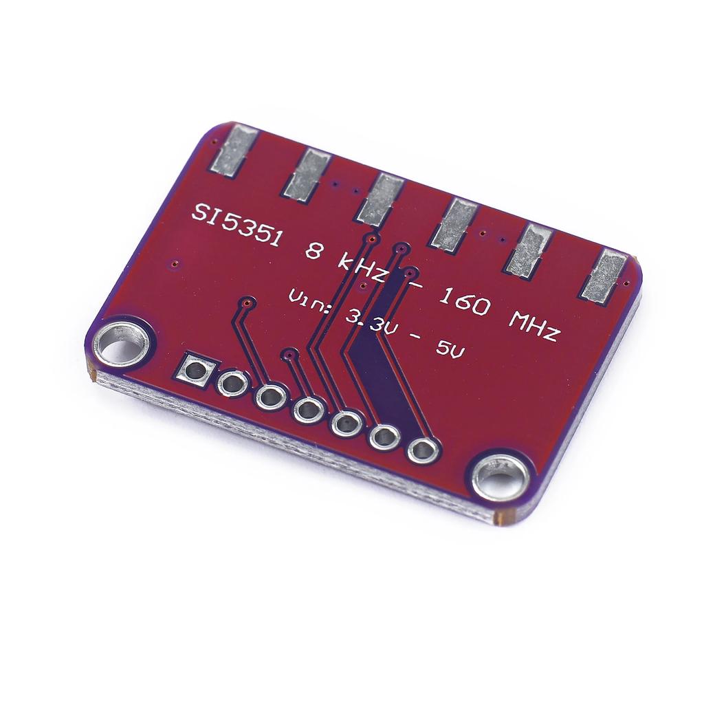 1/2 шт. DC 3V-5V 5351 Si5351A Si5351 Модуль генератора тактовой частоты I2C Макетная плата Генератор сигналов Тактовая частота 8 кГц-160 МГц