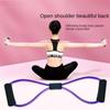 8-shaped Yoga Stretch Band Open Shoulder Yoga Belts New Elastic Band  Home Fitness Equipment