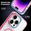 Прочный Магнитный Гибридный Чехол Для Magsafa Для Iphone 16 15 14 13 12 11 Pro Max Plus Mini Конфетный Цвет Матовый Жесткий ПК Чехол Силикон