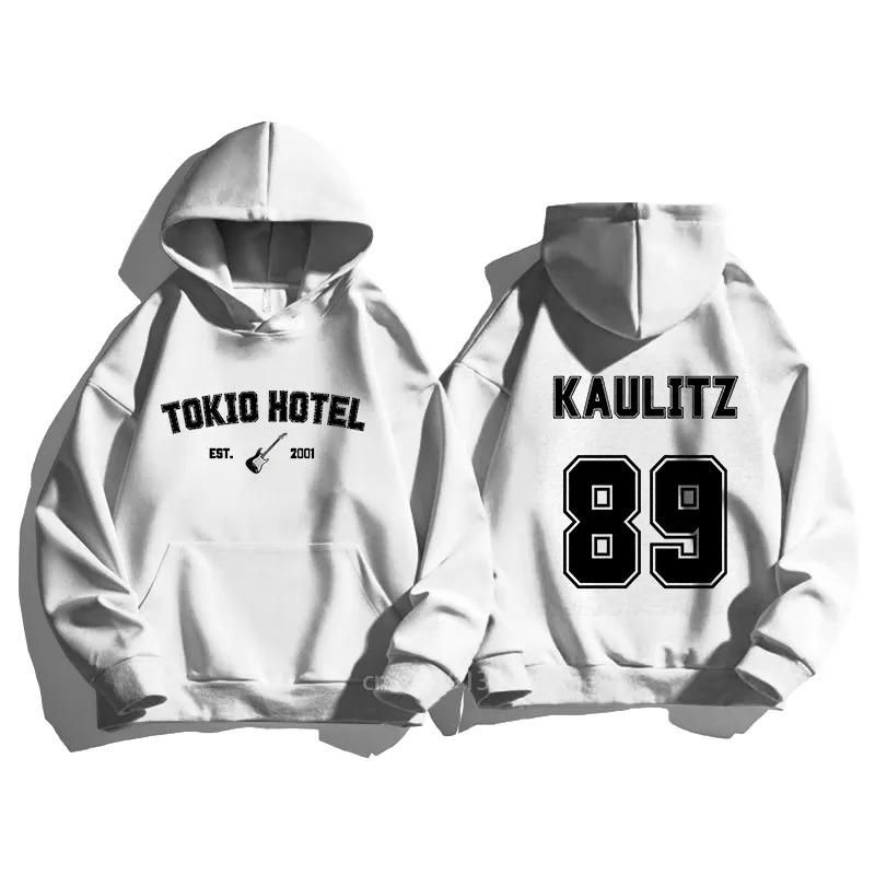 Tokio Hotel унисекс хлопковая толстовка Kaulitz модная флисовая роскошная толстовка с капюшоном однотонная зима-осень принт мужской женский пуловер