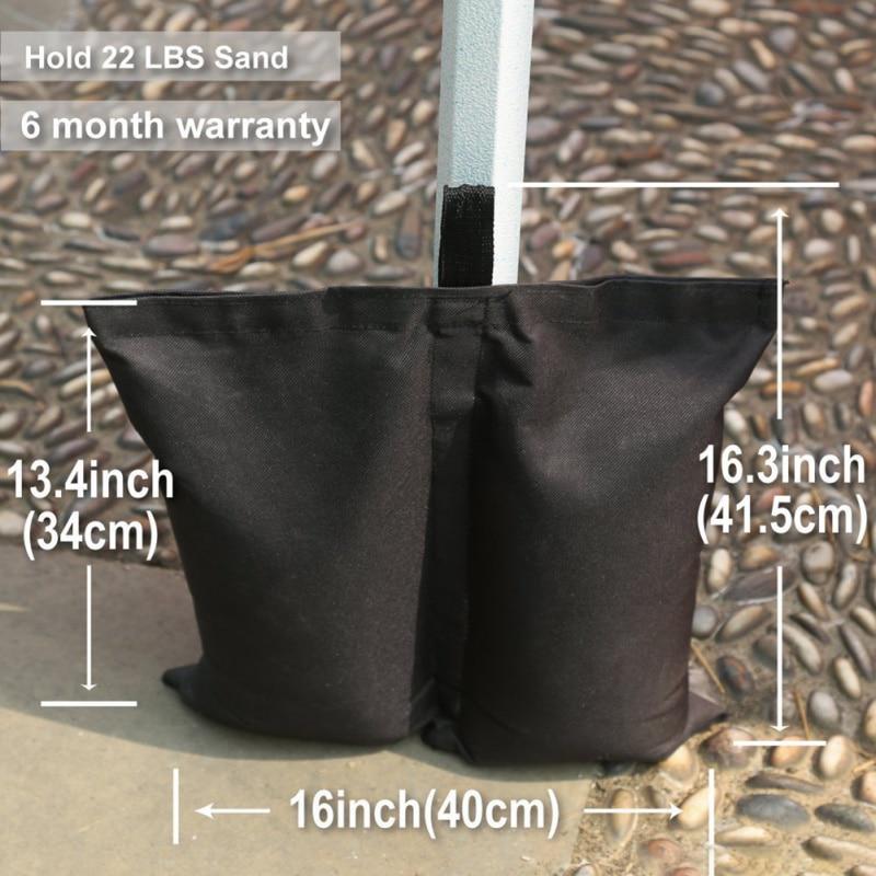 Waterproof Fixation Tent Weight Sand Bag Stand Outdoor Camping Accessories For Instant Sun Shelter Canopy Tent Peg Sand Bag Legs