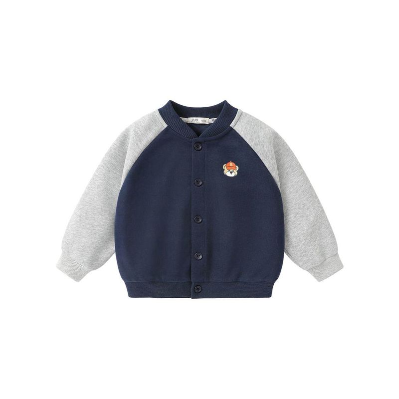 Right European Boys' Baseball Jacket Spring and Autumn 2026 New Style Children's Clothing Toddler Boys' Top