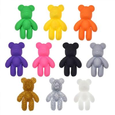 10 шт., подвески для обуви с изображением медведя, украшения, аксессуары для обуви