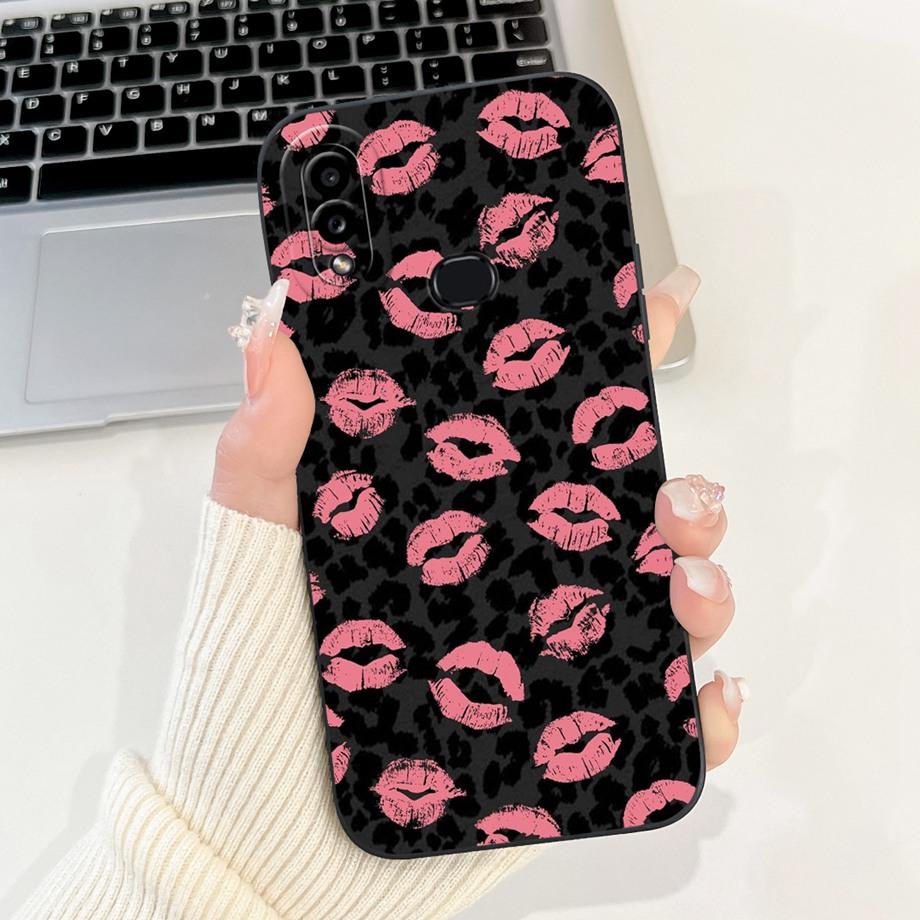 Чехол для Samsung Galaxy A10 A105F A10s A107F Мягкая задняя крышка из жидкого силикона для Samsung M01s SM-M017F Чехол Кролик Кошка Панда