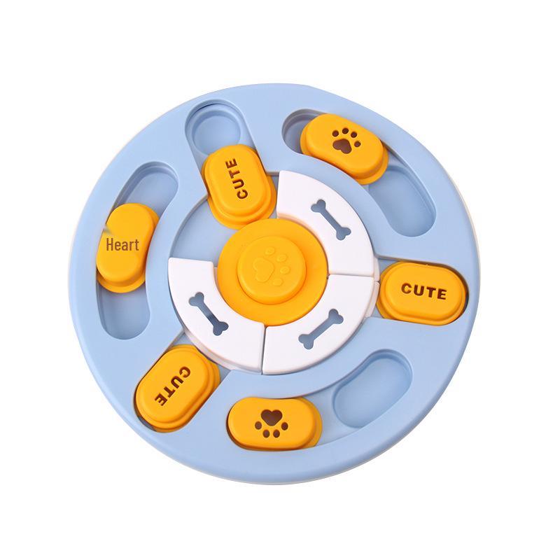 Cross-Border Pet Puzzle & Slow Feeder Bowl: Slow Eating Toy for Dogs & Cats, Snack Dispenser, Boredom Relief