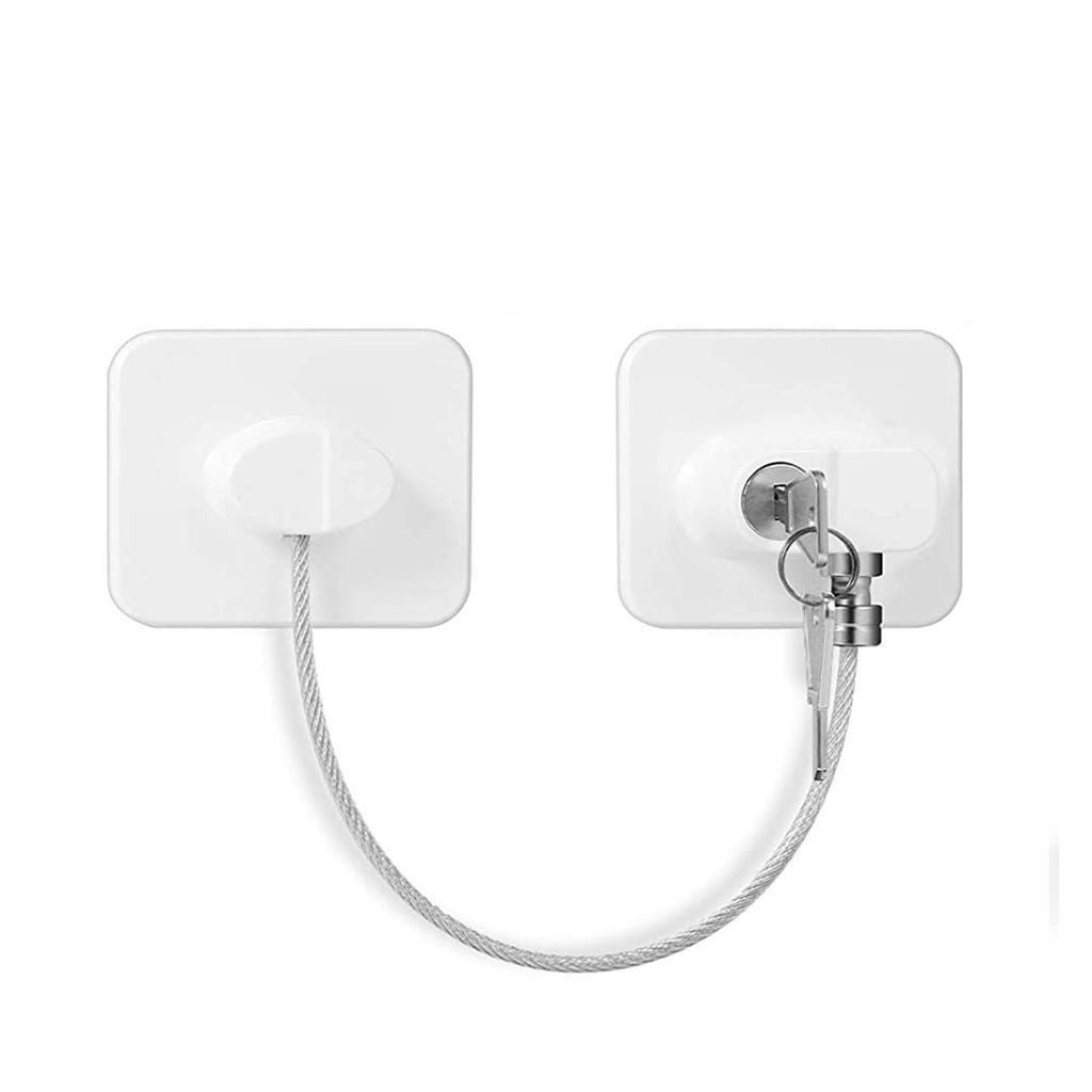 Children Protection Digital Password Cabinet Locks With Metal Key or Coded Lock Refrigerator Lock