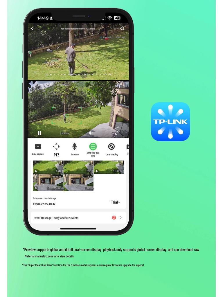 TP-LINK TL-IPC662F-A4 Уличная беспроводная PTZ-камера, 6 Мп, цветная HD, с отдельным кронштейном