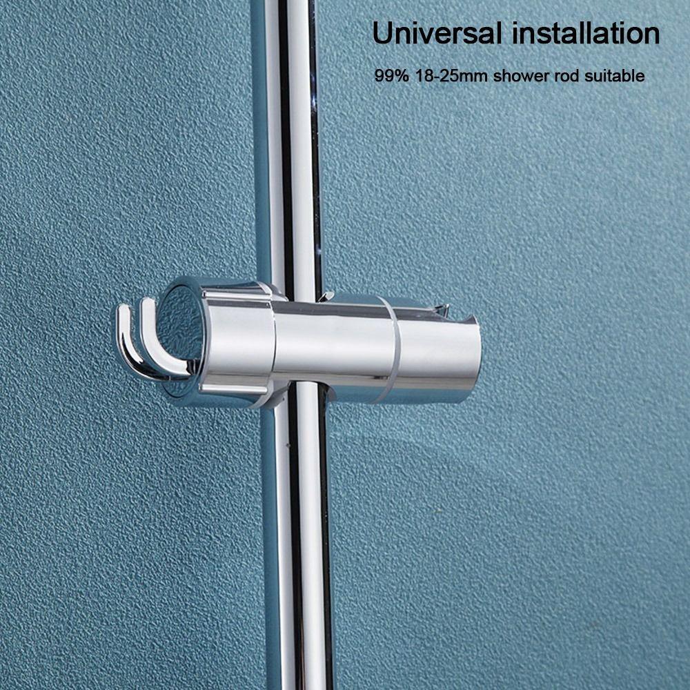 Rotatable Shower Head Holder With Storange Hook Sprayer Fixed Base Hardware Bath Accessories