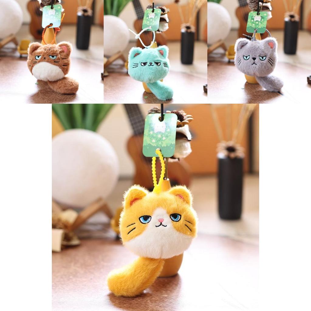 Plush Cat Keychain Toy With Super Soft Short Plush For Kids And Collectors