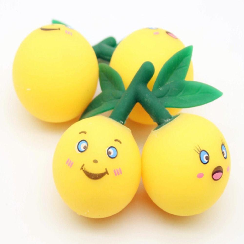 Shapeable Yangmei Skewers Squeeze Toy Fresh Fruit Pinch Toy Funny Rubber Squeeze Toy  Kids Toys