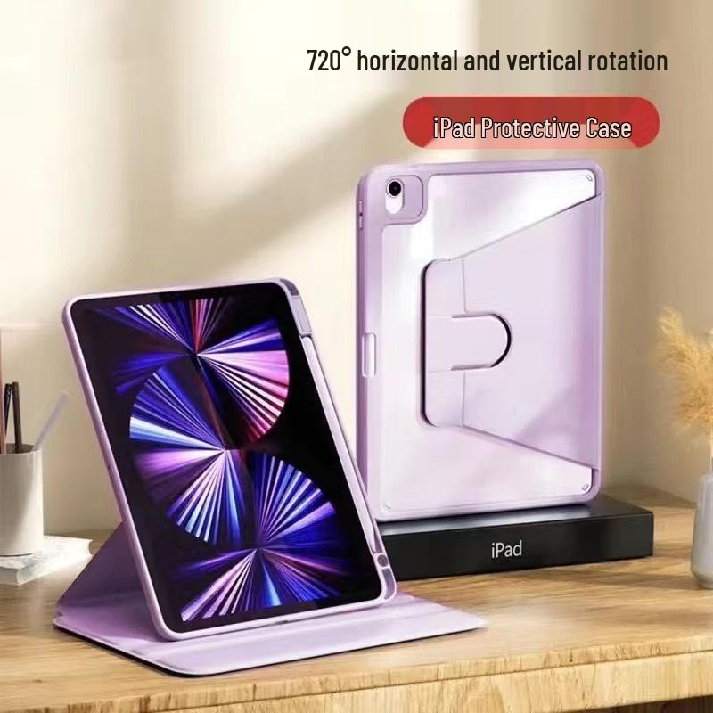 2025 Вращающийся на 360° защитный чехол для iPad 1-го поколения A16 Air 11 - 9 Защита от воды, падений, изгибов, 10,2-дюймовый Pro