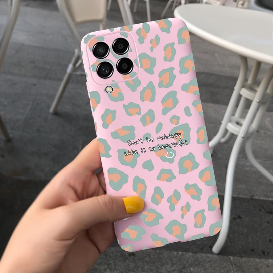 Чехол для телефона Samsung Galaxy M53 Модный Милый Рисунок Макарон Силиконовый Мягкий Чехол Для Samsung M53 M33 M22 4G 5G Задняя Крышка
