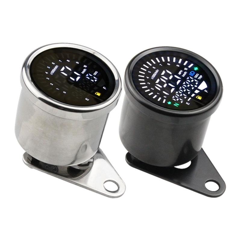 Мотоциклетный спидометр тахометр датчик, 0~10000 об/мин 0-199 км/ч 12 В универсальный мотоцикл ЖК цифровой