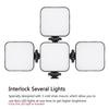 Mobile Phone 5W Hot Shoe Mount Adapter Dimmable 6500K Fill-in Lamp LED Video Light DSLR Camera