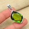 Beautiful Peridot Gemstone Solid 925 Sterling Silver Handmade Jewelry Women Pendant