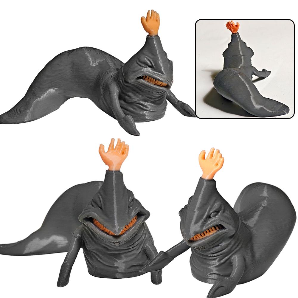 3D-печатная модель Морского Монстра Bloop, El Gran Maja и Жуткого Динозавра, Гибкие Игрушки-Антистресс, Жуткий Криптид, Декор, Настольный Дисплей, Подарок