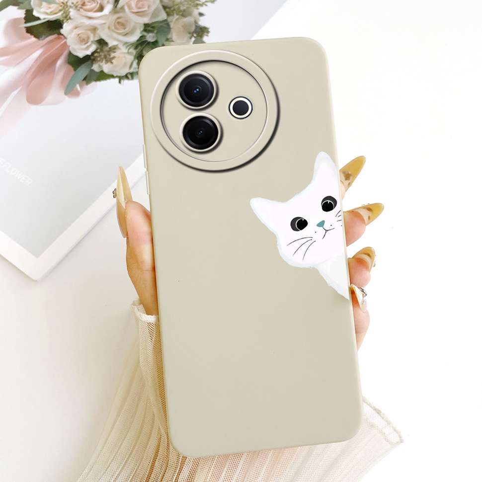Чехол для Vivo Y39 5G V2443 V2436 с рисунком кошки и кролика, силиконовый мягкий чехол для телефона Vivo Y39 Y 39 Y300i Y 300i