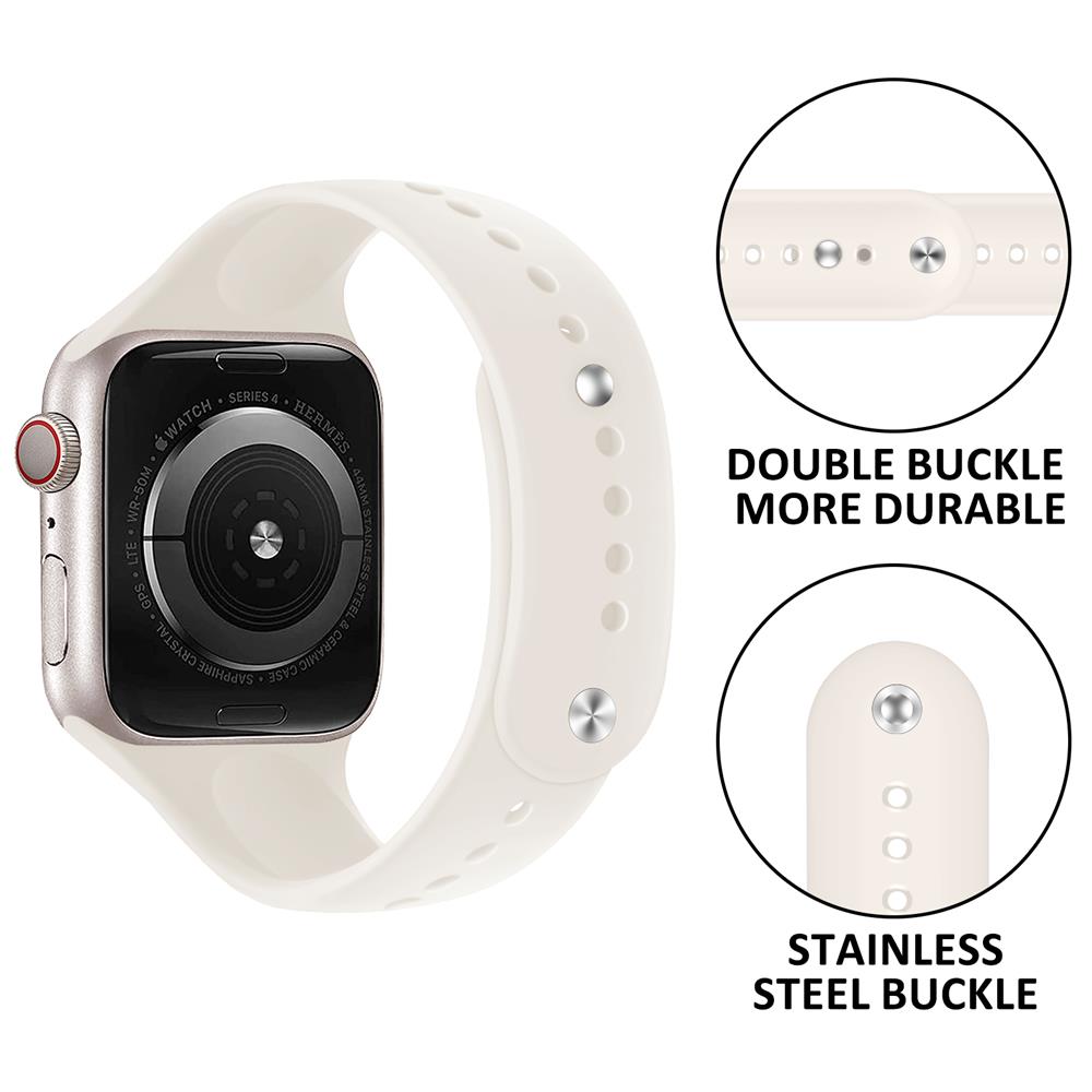 Силиконовый ремешок Для Apple Watch band 40мм 44мм 49мм 45мм 41мм 38мм 42мм 44 мм correa bracelet iWatch series 9 8 7 6 3 SE ultra 2