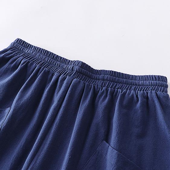 Большие размеры S-9XL Мужской японский кардиган-кимоно Комплект брюк Хлопок Лен Костюм самурая Харадзюку Свободная куртка Костюм