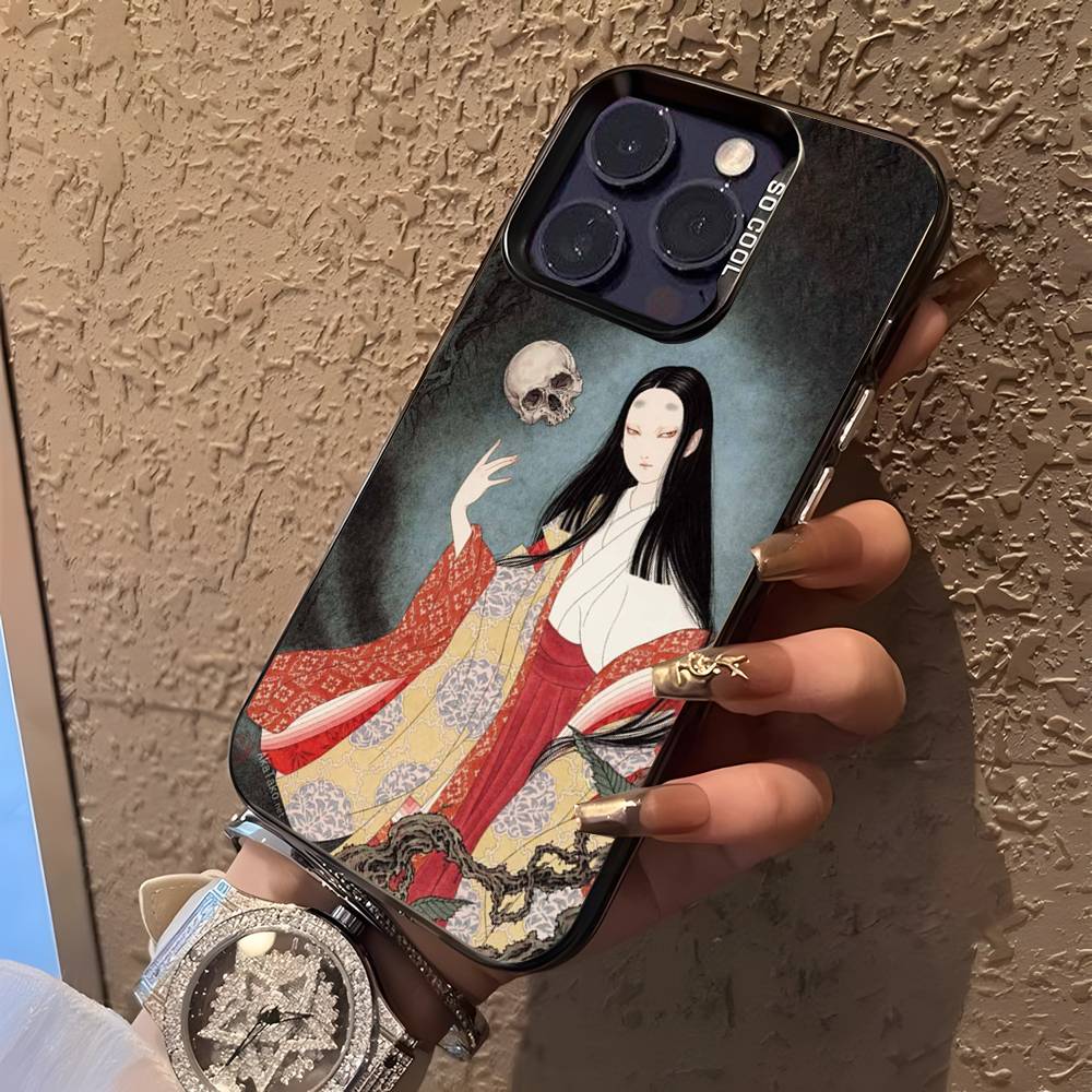 Художник Т-Такато Ямамото Чехол для телефона для iPhone 17,16,15,14,13,12,11,Pro,XS,Max,Plus,Mini,SE Черный Конфетный Матовый Ударопрочный Чехол